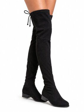 Steve Madden Black Orlene Over‎ The Knee Boots
